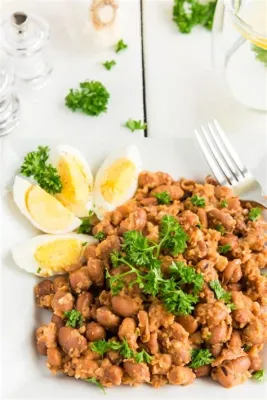   ful medames:   relish the savory depth of slow-cooked fava beans infused with the zesty brightness of lemon and cumin